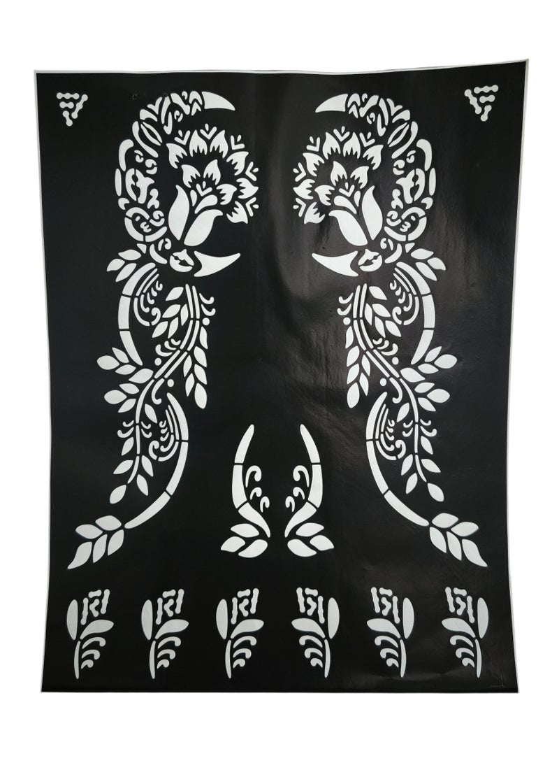 قالب تصميم حناء رمضاني وعيد الفطر لليدين - Image 1